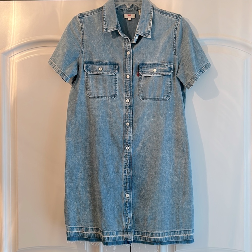 Levi’s denim shirt dress